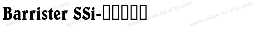 Barrister SSi字体转换